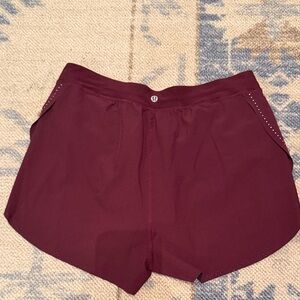 lululemon athletica Women's Dark Red Athletic Shorts